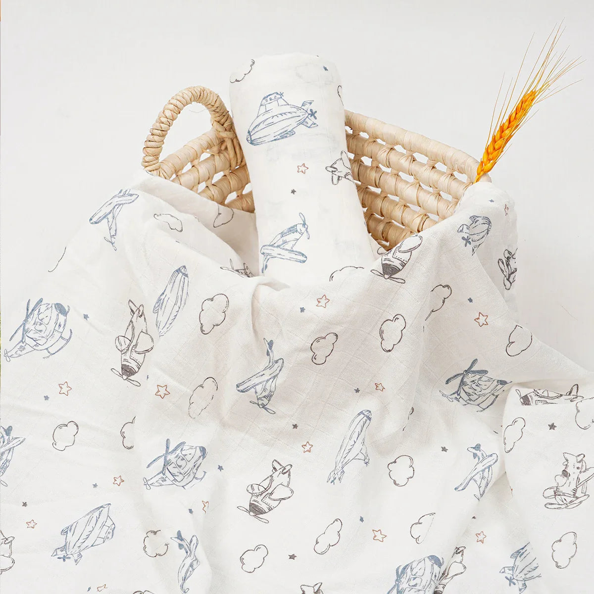 Lange bébé bambou Couverture Avion