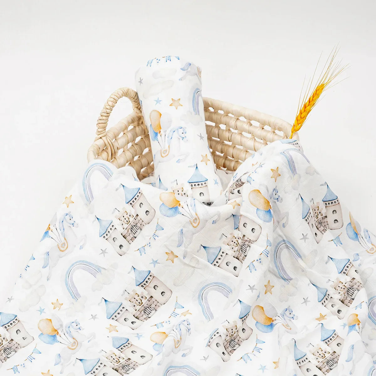 Lange bébé bambou Couverture Chateau