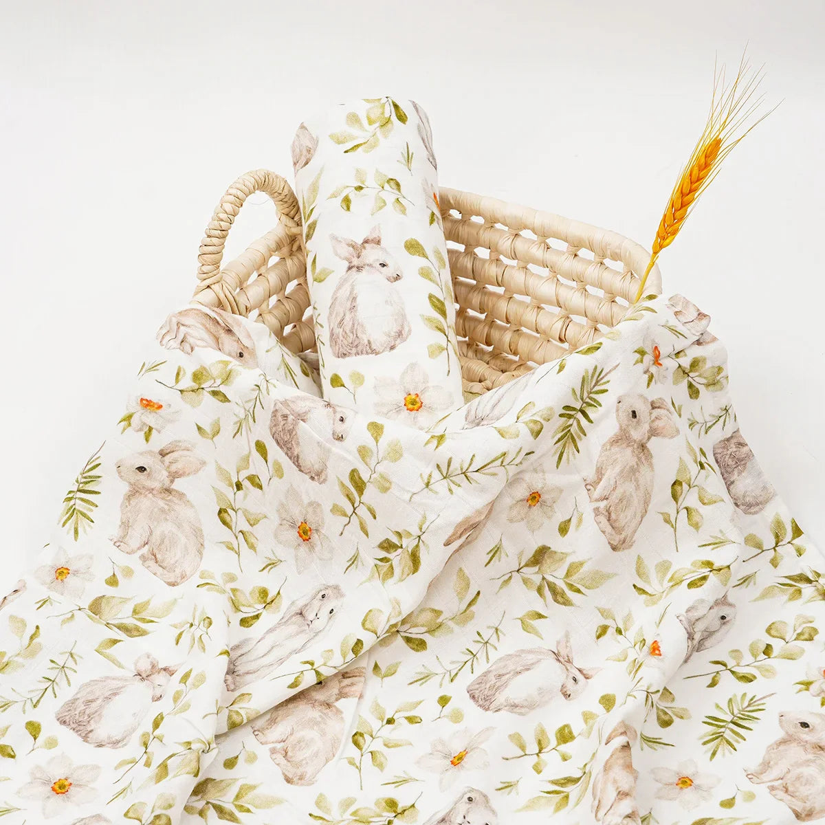 Lange bébé bambou Couverture Lapin