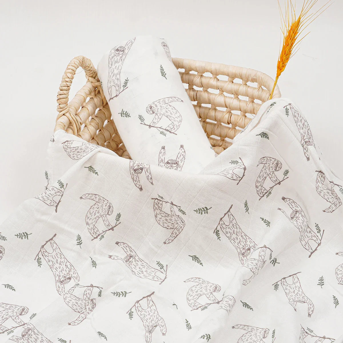 Lange bébé bambou Couverture Paresseux