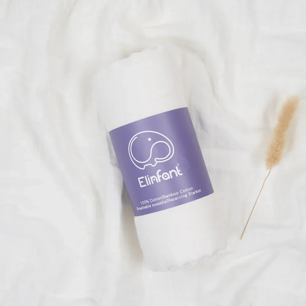 Lange bébé gaze de coton Blanc