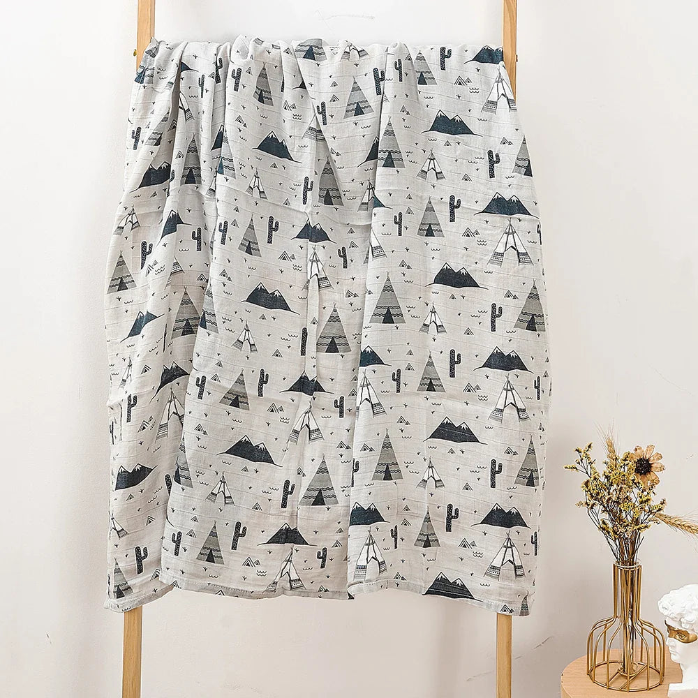 Lange bébé gaze de coton bambou Tipi Indien