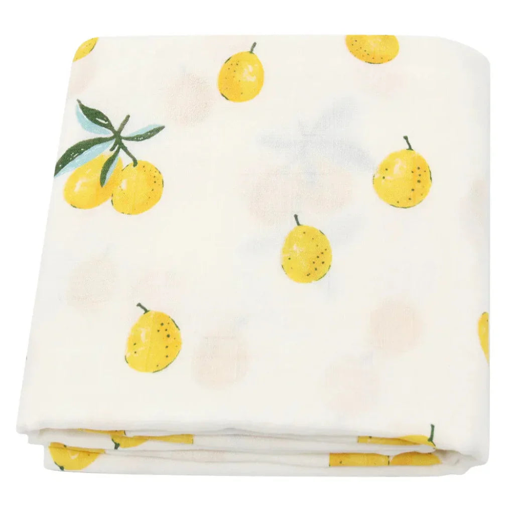 Maxi Lange bébé 120x120cm Modèle gros citron