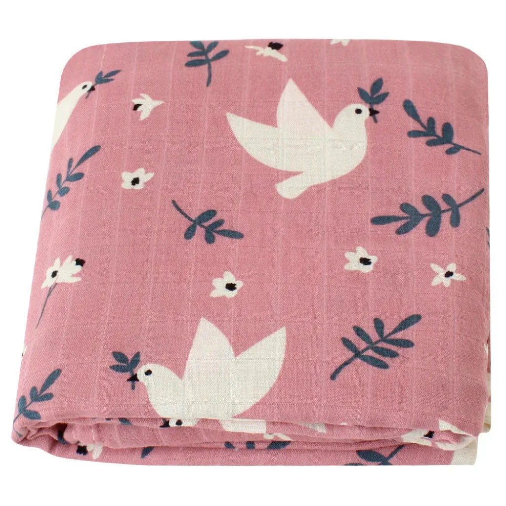 Maxi Lange bébé 120x120cm Modèle hirondelle