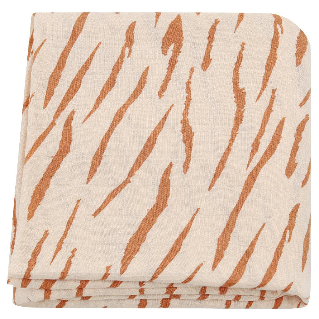 Maxi Lange bébé 120x120cm Modèle Zébré