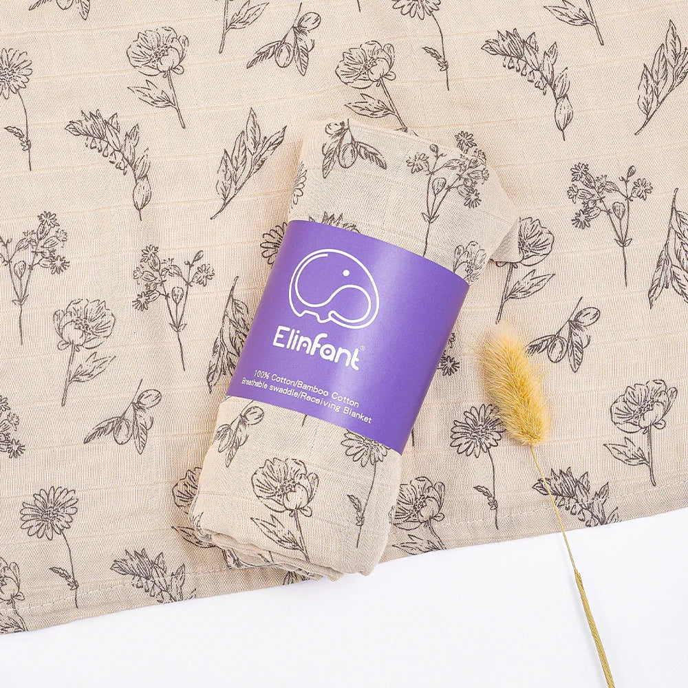 Maxi lange bébé en mousseline– Beige