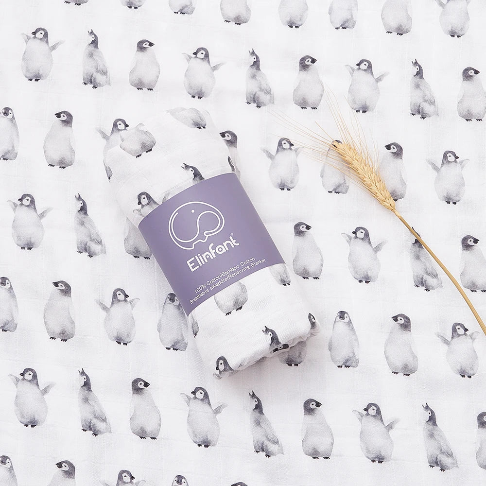 Maxi lange bébé en mousseline– Pinguin