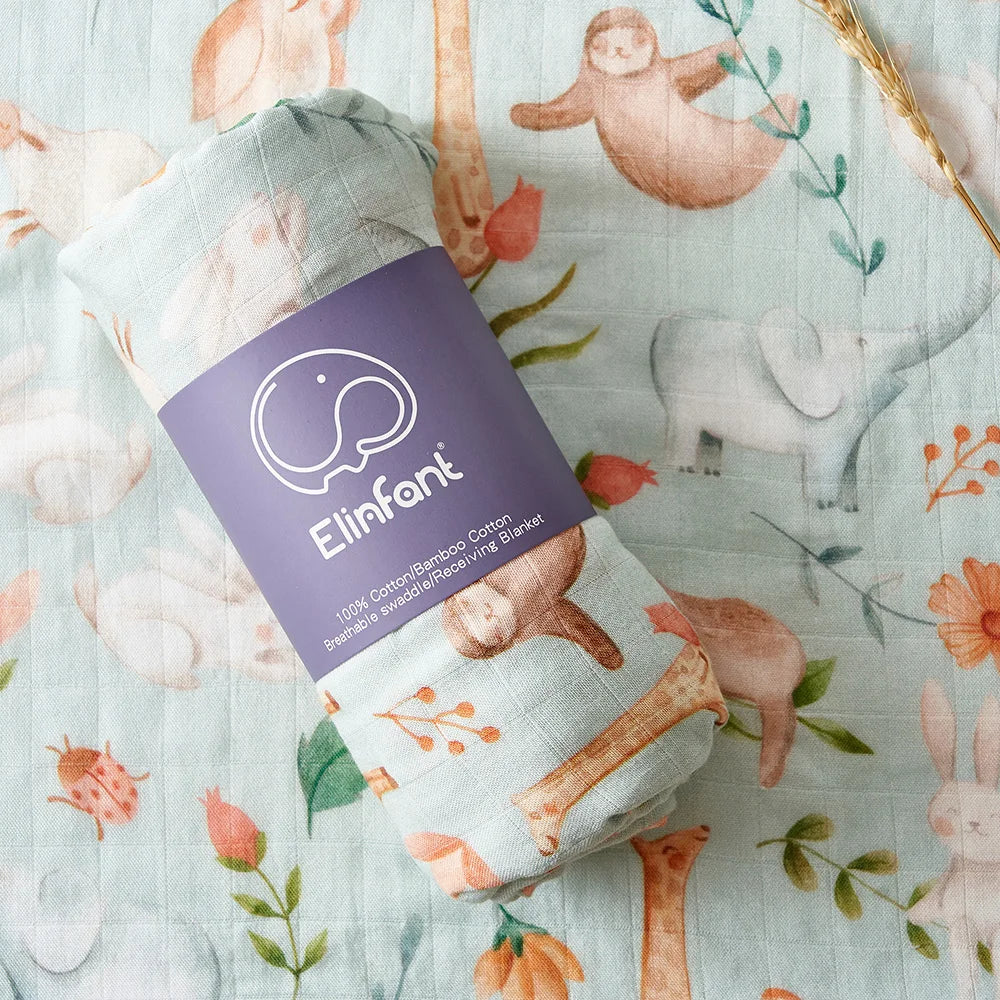 Maxi lange bébé en mousseline – paresseux