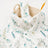 Lange bébé bambou Couverture Blanc et Vert