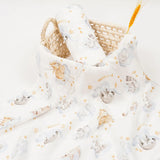 Lange bébé bambou Couverture animaux dodo