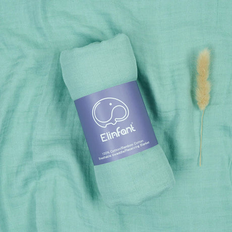  Lange bébé gaze de coton vert