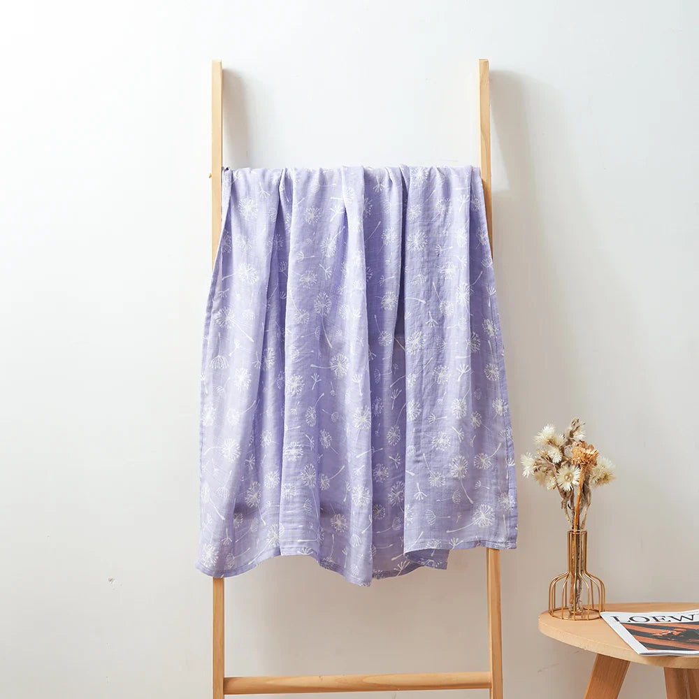 Lange bébé gaze de coton bambou Celeste