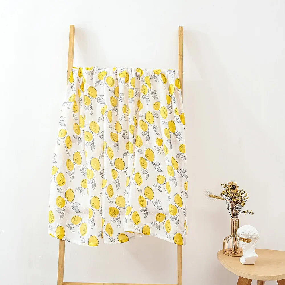 Lange bébé gaze de coton bambou Citron