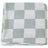 Maxi Lange bébé 120x120cm Modèle damier vert et blanc