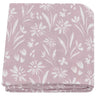 Maxi Lange bébé 120x120cm Modèle FLeuri Rose