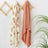 Lot de 2 langes Mousseline  arc en ciel et terracota