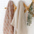 Lot de 2 langes Mousseline  Beige et arc en ciel