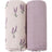 Lot de 2 langes Mousseline  Fleurs de Lavande