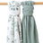 Lot de 2 langes Mousseline  Ton Vert d'eau