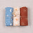 Lot de 3 maxi langes Blanc Gris Vert Bleu Orange Marron