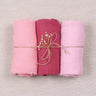 Lot de 3 maxi langes Rose 