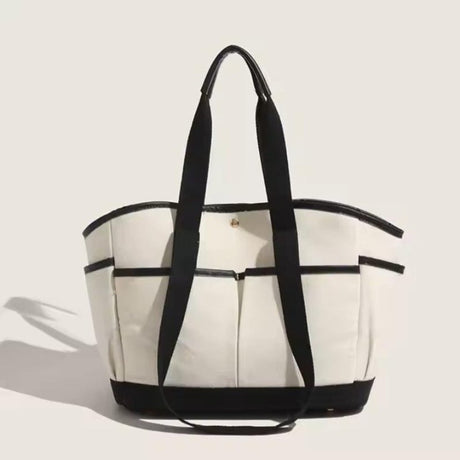 Sac à langer design et fonctionnel Beige Bleu Marine