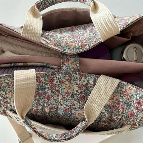 Sac a langer XL Fleuri 3 fermé