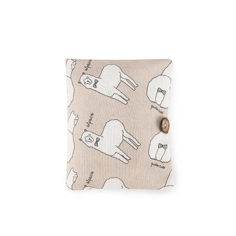 Trousse de toilette bebe - pochette a langer motif Lama