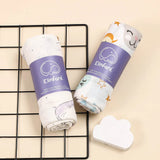 Lange bébé en mousseline de coton Blanc