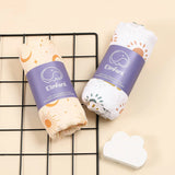 Lange bébé en mousseline de coton constellation